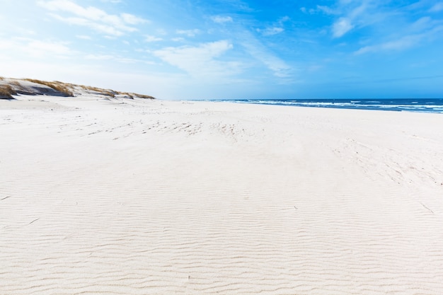 Piaszczystej plaży