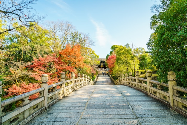 Piękna Architektura w Kiyomizu-dera Temple Kioto, Japonia