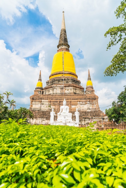 Piękna architektura zabytkowej Ayutthaya w Tajlandii