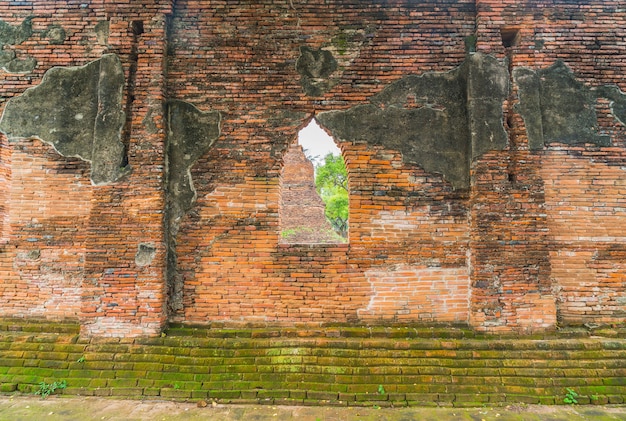 Bezpłatne zdjęcie piękna architektura zabytkowej ayutthaya w tajlandii