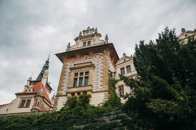 Piękna przyroda w Parku Pruhonice w Pruhonicach w Czechach