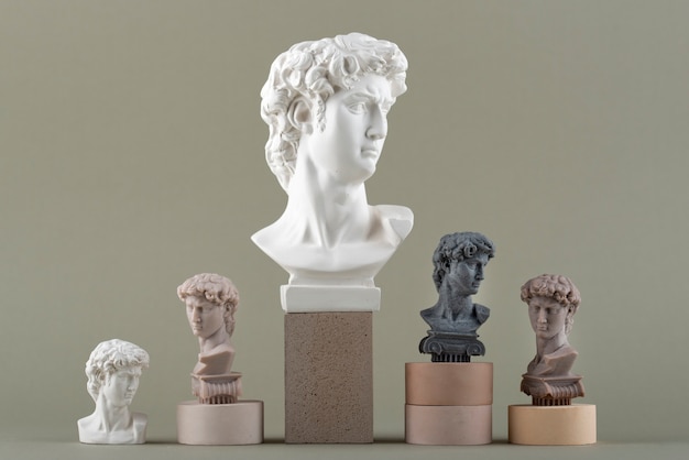 Piękna rzymska rzeźba postaci