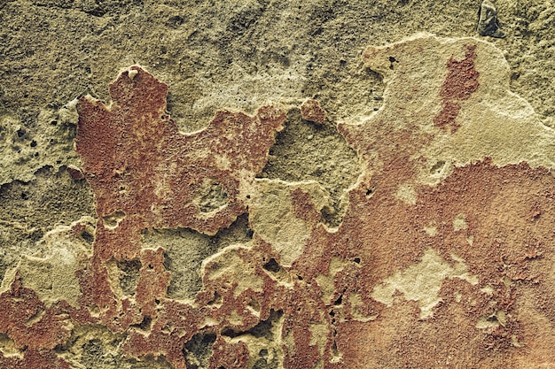 Piękna Tekstura Stare Cracked Wall, Poziomy. Skopiuj miejsce. Wolne miejsce na tekst.