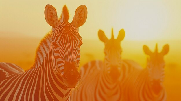 Piękna zebra na wolności