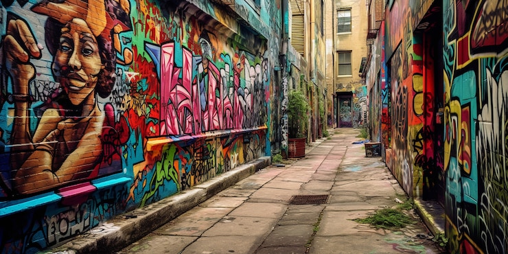 Bezpłatny plik Zdjęcie piękne graffiti na budynku