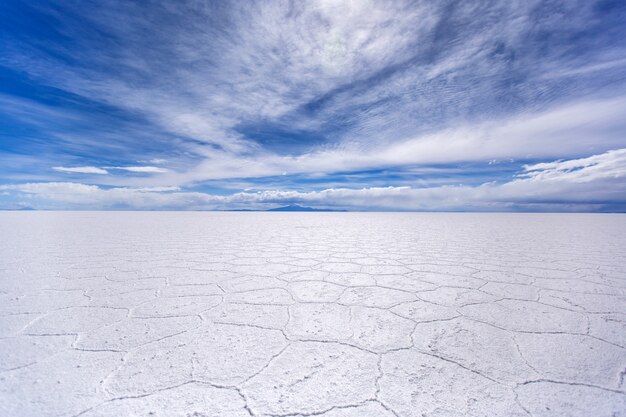 Piękne mieszkanie solne Uyuni w Boliwii