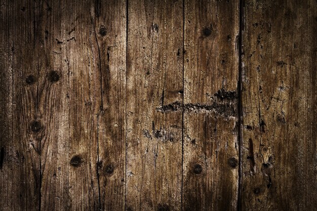 Piękne Stare Antique Ciemne Drewniane Tekstury Powierzchnia Tło Backdrop. Skopiuj miejsce.