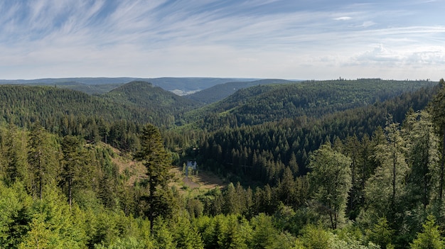 Piękne ujęcie Schwarzwaldu w Niemczech