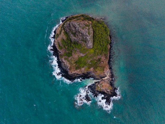 Piękny krajobraz Hawajów z oceanem