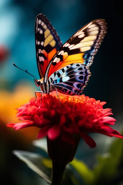 Bezpłatne zdjęcie piękny motyl w naturze