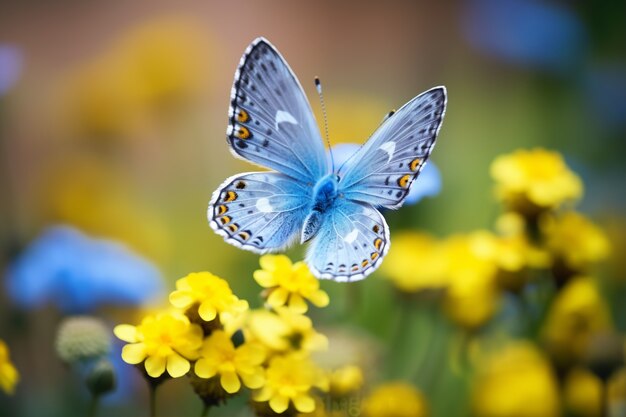 Piękny motyl w naturze