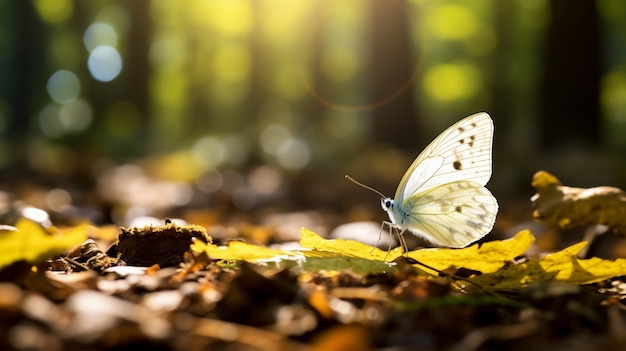 Bezpłatne zdjęcie piękny motyl w naturze