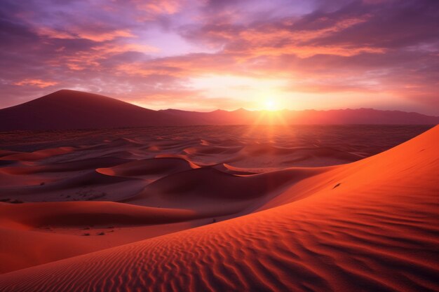 Piękny pustynny krajobraz