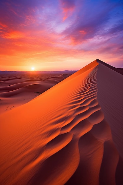 Piękny pustynny krajobraz