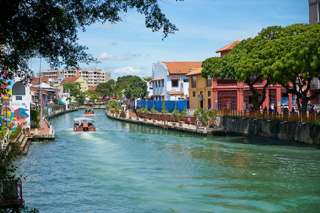 piękny widok architektury budynku malacca