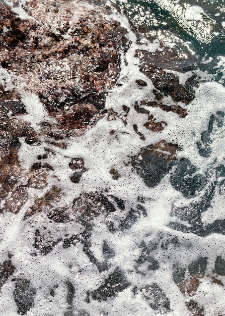 Piękny widok na morze z oceanem