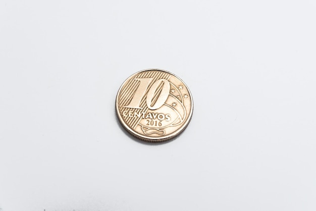 Pieniądze - Monety Brazylijskie - 10 Centavos