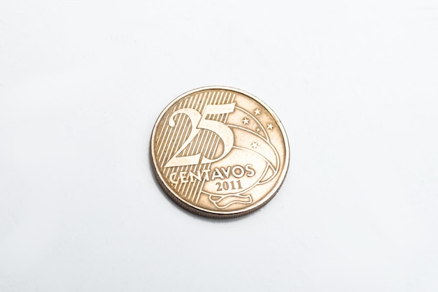 Pieniądze - Monety Brazylijskie - 25 Centavos