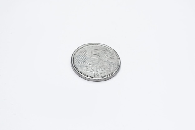 Pieniądze - Monety Brazylijskie - 5 Centavos