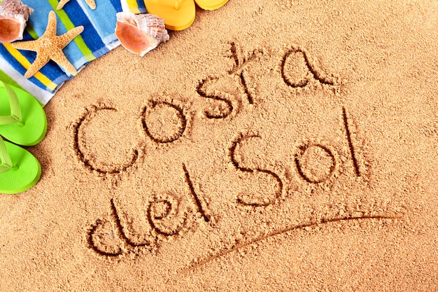 Bezpłatne zdjęcie plaża costa del sol