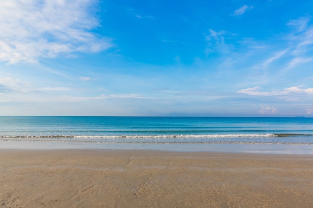 Plaża i tropikalnych morza