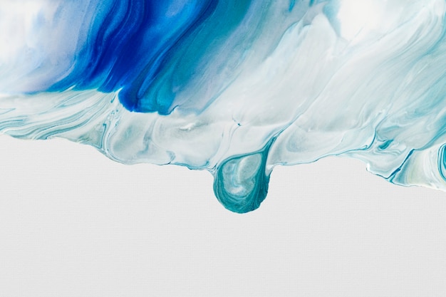 Płynna marmurowa granica niebieska abstrakcyjna sztuka eksperymentalna