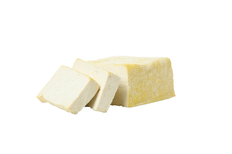 Bezpłatny plik Zdjęcie pngchopped tofu izolowany na białym tle