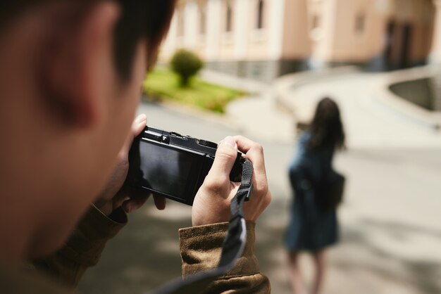 Początkujący fotograf