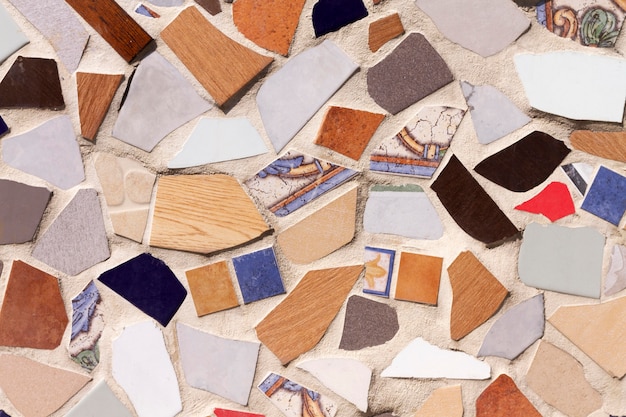 Podłoga kolorowe tło mozaiki