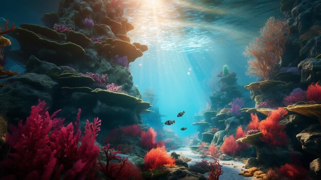 podwodny krajobraz