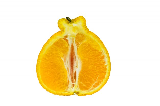 Połowa i pomarańczowy