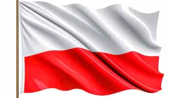 Bezpłatne zdjęcie polska tekstura flaga patriotyczne tło generatywne ai
