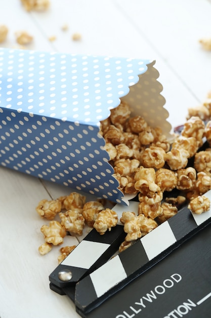 Popcorn, Schowek I Clapboard