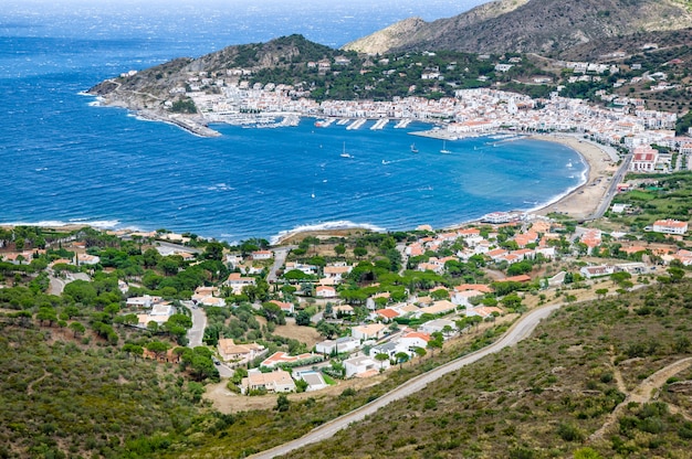 Port Costa Brava w Gironie, Katalonia, Hiszpania