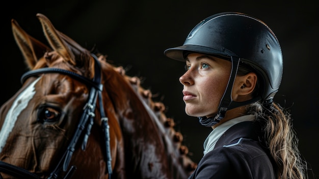 Bezpłatne zdjęcie portrait of athletic woman competing in the olympic games tournament