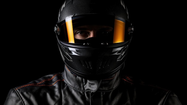 Bezpłatne zdjęcie portret kierowcy formuły 1