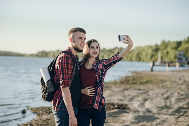 portret komunikacja piękny nowoczesny charakter