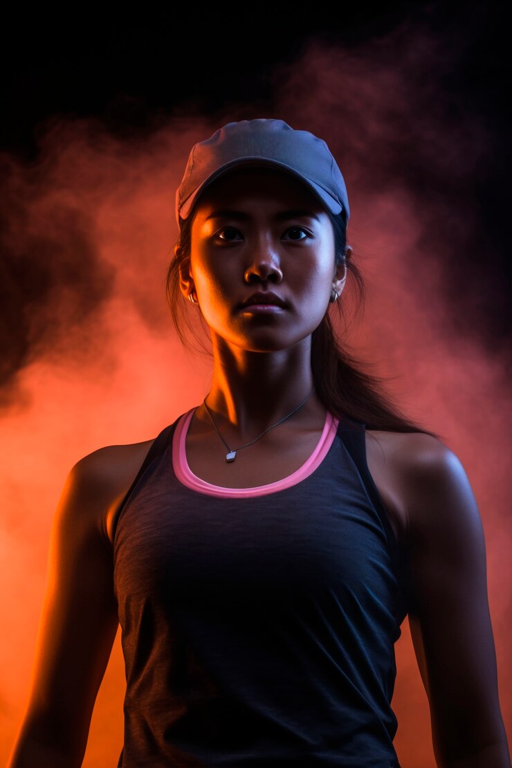 Bezpłatny plik Zdjęcie portret osoby uprawiającej sport