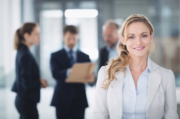 Portret pewność businesswoman