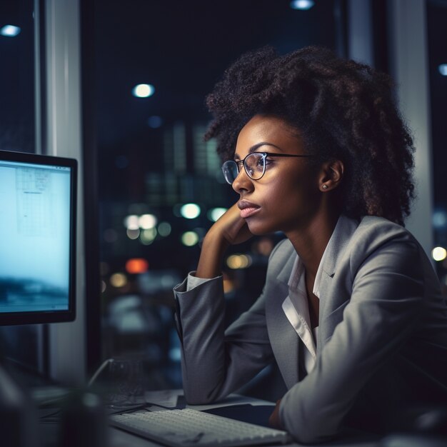 Portret profesjonalnej i eleganckiej bizneswoman