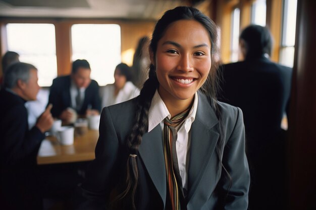 Portret rdzennej bizneswoman