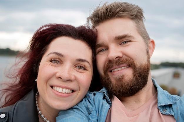 Bezpłatne zdjęcie portret selfie do rozmowy wideo