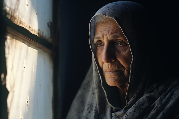 Bezpłatne zdjęcie portret smutnej osoby