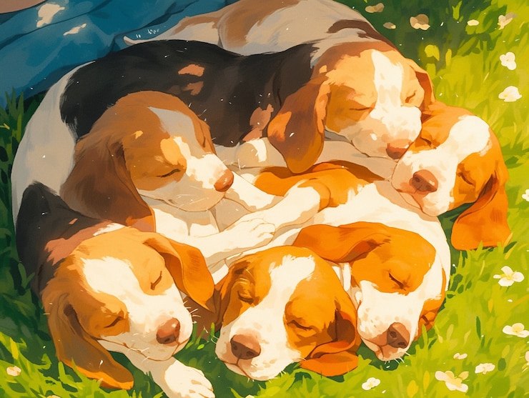 Bezpłatny plik Zdjęcie portret uroczego psa z anime
