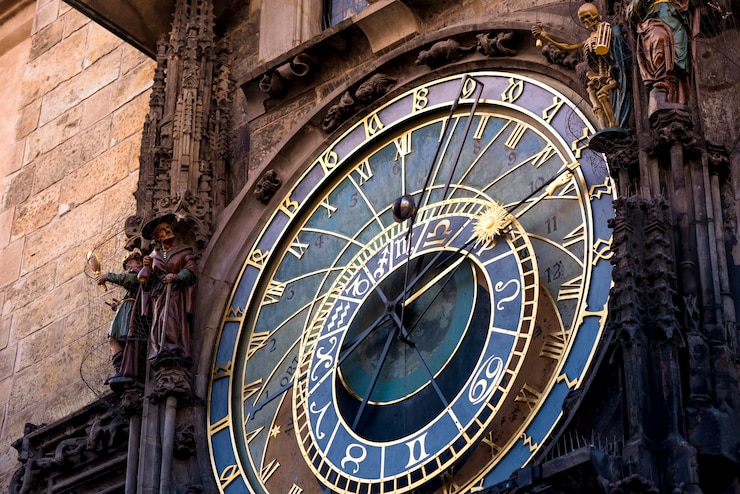 Bezpłatny plik Zdjęcie praski zegar astronomiczny