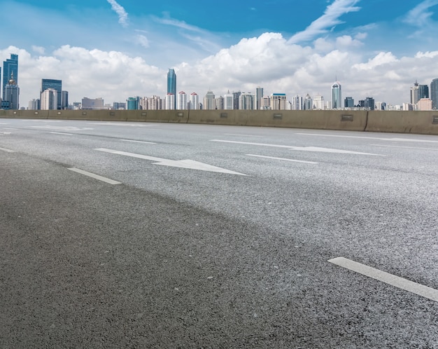 Prędkość pogoda freeway puste tło światło słoneczne