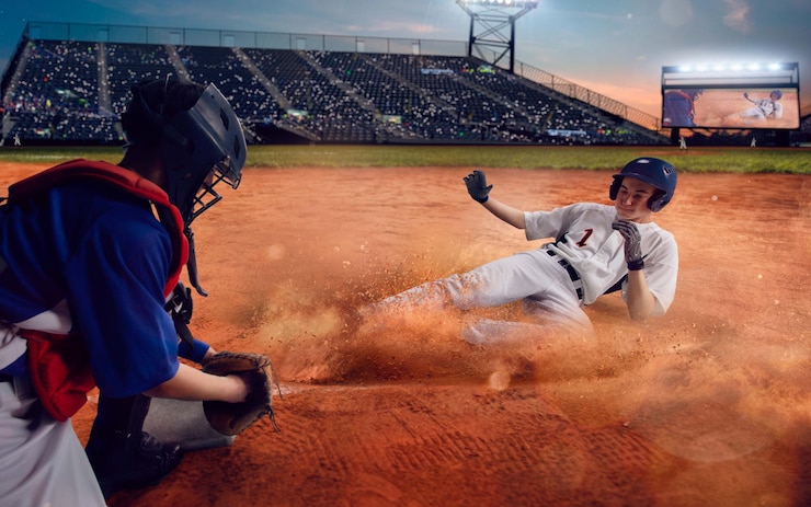 Bezpłatny plik Zdjęcie profesjonalni gracze w baseball