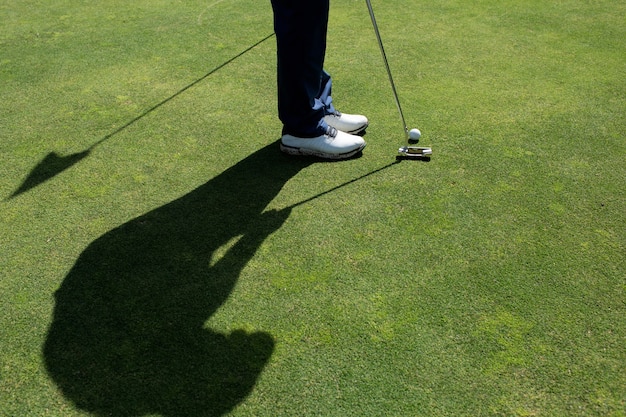 Profesjonalny golfista. Bali. Indonezja.