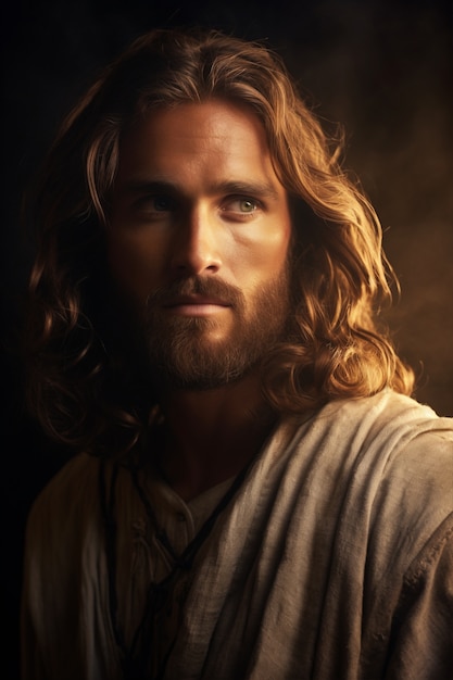 Bezpłatne zdjęcie przedstawienie jezusa chrystusa