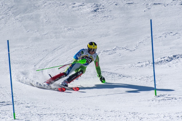 Bezpłatne zdjęcie puchar świata w narciarstwie alpejskim fina